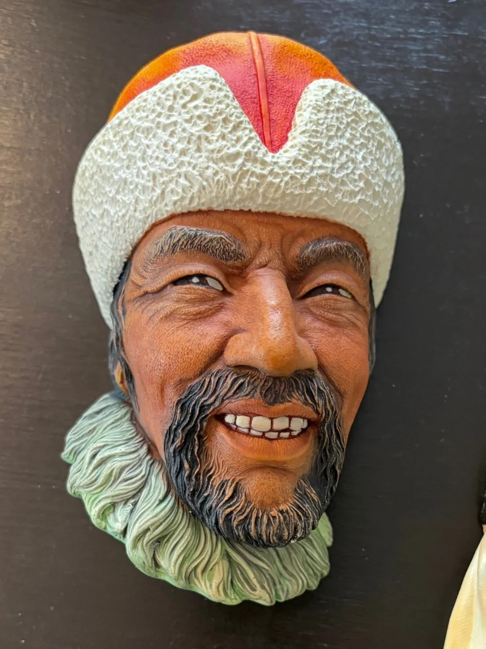 Vintage Bossons Chalkware Himalayan Sherpa Head 1966 England